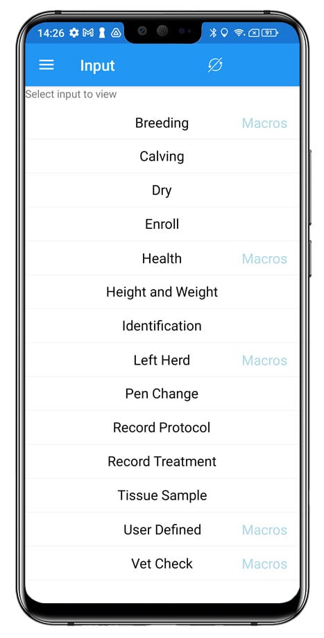 Ulefone--input-screen